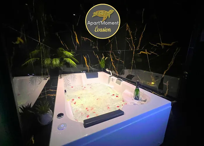 La Bulle Emeraude - Jacuzzi, Terrasse, Parking Prive Et Gratuit